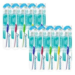 [센소다인]센소다인 딥클린 초 미세모 칫솔 10개 시린이 민감성 치아