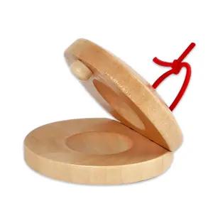 캐스터네츠 나무박자 원목 타악기 리듬악기 음악준비물