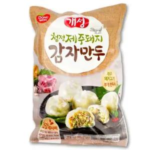 코스트코 동원 개성 청정 제주돼지 감자만두 2kg 투명만두피