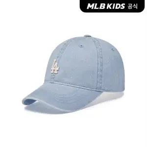 [MLB키즈](공식)26N 피그먼트 워싱 볼캡 LA (Mg.Blue) 7ACPB066N-07BLM