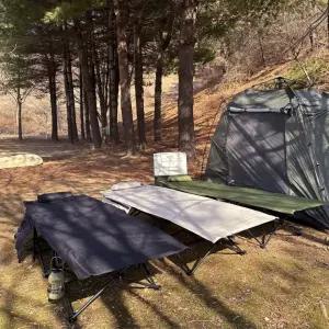 카나모 야전침대 캠핑침대 접이식 휴대용침대 휴게실침대