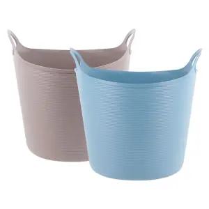 국산 말랑 빨래 바구니/런드리/수거/세탁/수건함/대용량/정리/수건통/욕실/수건/빨래통/보관/보관함/세탁함