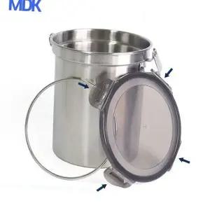 싱크대 스텐 음식물 쓰레기통 밀폐형 음식물 쓰레기통 3l 가정용 주방용