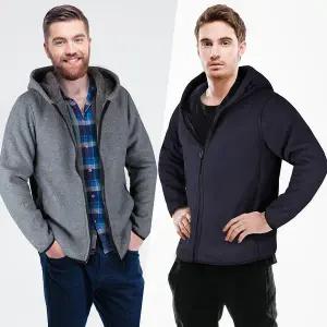 [하프클럽/디포마스터]DP폰지에코 양털후리스 후드자켓 겨울 남자플리스점퍼