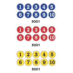 원형숫자스티커/원형 테이블용숫자판/에폭시 숫자 스티커