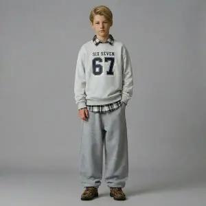 [보리보리/행텐 틴즈]행텐틴즈 더블페이스 세미와이드 팬츠_055(14560-038-202-07)