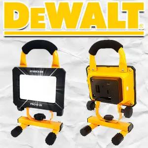 스타렉슨 20V LED 작업등 충전식 캠핑 랜턴 작업등 디월트 배터리 호환 전등 PRO-D-20 베어툴