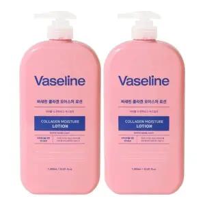 (2개/무배)바세린 콜라겐 모이스처 바디로션 1000ml /대용량 고보습 ...