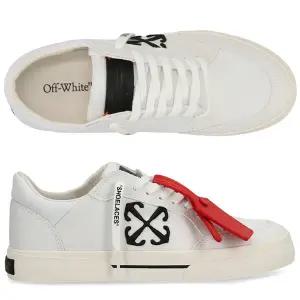[오프화이트] 뉴 로우 불카나이즈 OMIA293C99FAB001 0110 오프화이트 집 타이 컨버스 남성 스니커즈