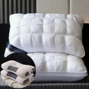 푹신한 실크 호텔베개 74cmX48cm 옆으로자는 목 숙면베게