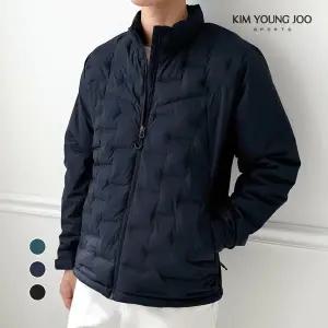 [김영주스포츠] 남성 무봉제 경량패딩 골프 데일리 점퍼 겨울 웰론 패딩자켓 KRMJ6017