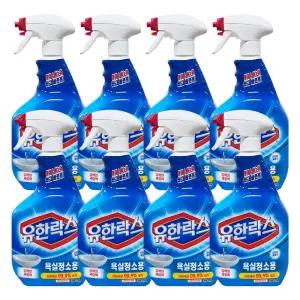 유한락스 욕실청소용 900ml 8개 / 화장실청소 세정제 세제