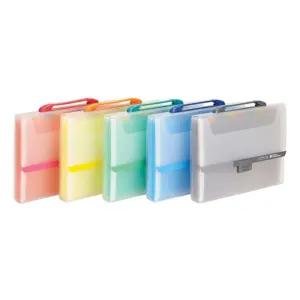 문화)투명도큐멘트화일(12분류 녹색 F5599-7)/케이스/서류/정리/파우치/문서/화일/파일/보관함/보관/문서철