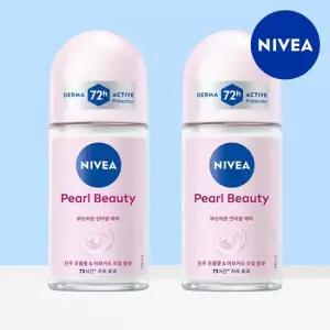 니베아 데오드란트 롤온 펄 뷰티 50ml 2개