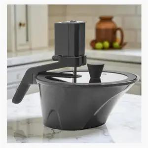 삼겹살 자동구이 냄비 자동 볶음 조리 회전 통돌이팬 세라믹 36.7cm