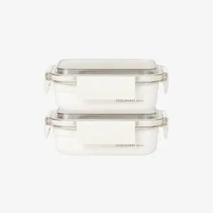 [롯데백화점]스틸웍스 스틸웍스 클리어 스테인리스 스틸 800ml 2P 세트