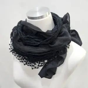 [프리메로]2컬러 아델 레이스 핸드 메이드 스카프 머플러 봄 여름 가을 겨울 여자 선물 목주름 목보호