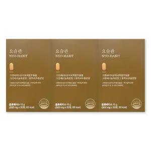 bk웰 요습관 500mg X 30정 3박스 bn01 비엔 크랜베리 호박씨 복합추출물 bkwell