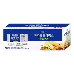 소와나무 트리플슬라이스치즈 1.8kg 총100매