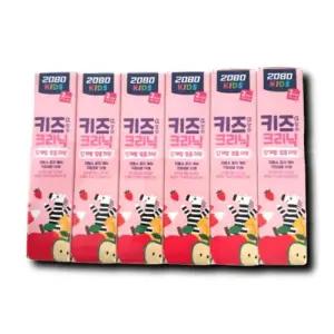 2080 키즈크리닉 치약 2단계 프루티 80g 6개