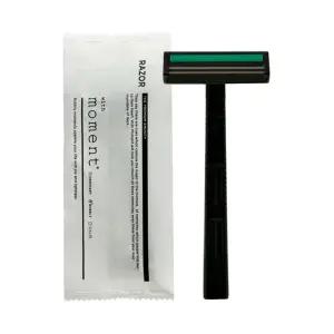 위드모먼트 2중날 일회용면도기 100개 개별포장 일회용 여행용 휴대용 업소용 면도기