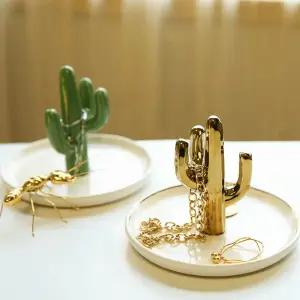 도자기 선인장 악세사리 거치대 쥬얼리 걸이 트레이