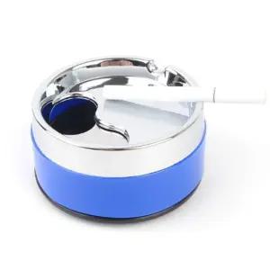 담뱃재 날리지않는 회전 뚜껑재털이 소 실내흡연재떨이 담배 가정용