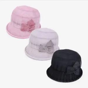 닥스 망사 주름 디테일 벙거지 여성모자 여름모자 정장모자 DK45WBI003 213157