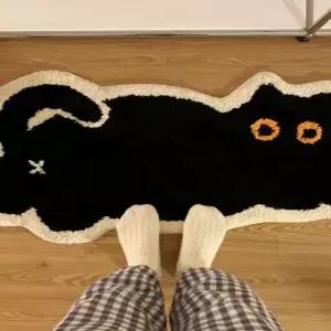 고양이 발매트 러그 귀여운 화장실 매트 발판