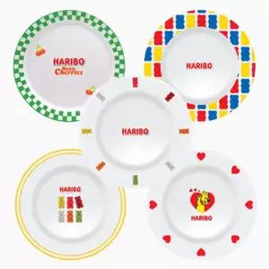 하리보 접시 디너접시 유리그릇 시라쿠스 시나모롤