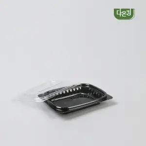 PET반찬포장용기 JH201 검정 1000개 SET 샐러드 도시락찬 배달 포장용기