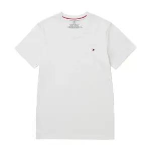 [타미힐피거] 09T3140 100 플래그 브이넥 공용 반팔티