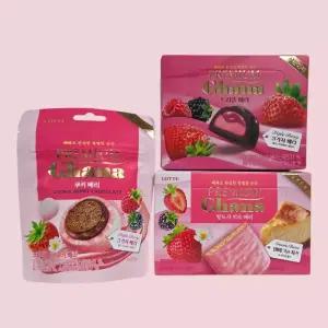 롯데 프리미엄 가나 3종 3개(트리플베리68g랑드샤치즈베리91g쿠키베리67g 각1개씩)