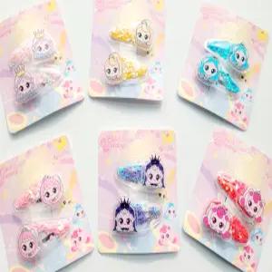 프린센스 캐치 티니핑 시즌 6 똑딱핀 하츄 다이아나핑 외 헤어핀 2개 세트 2705