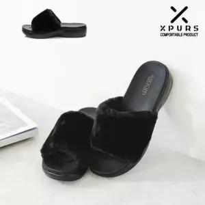 [엑스퍼스] 국내제작 여성 겨울 방한 털슬리퍼-벨라인