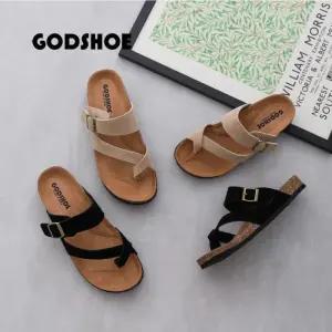 갓슈 샤모 크로스 코르크 커플슬리퍼 쿠션슬리퍼