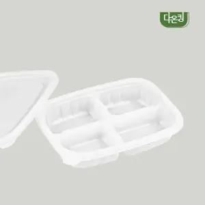 FP-183 일회용 죽용기 4칸 반찬 용기 1박스 500개