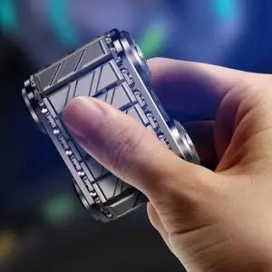 피젯스피너 탱크 고급 메탈 토이 키덜트 핑거 스트레스해소 피젯 회전 블랙 B877