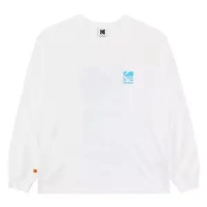 코닥 에센셜 빅로고 긴팔티셔츠 K6123LRL36WHT