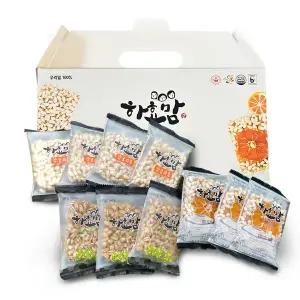 [제철진미]하효맘 감귤과즐 감귤칩과즐 보리과즐 미니혼합 선물세트 10p 제주 구디백
