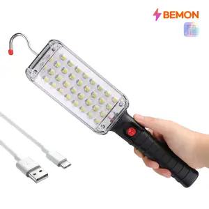 34LED 충전식 작업등 작업랜턴 차량정비 용품 자석