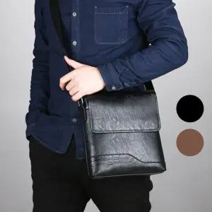 데일리 출퇴근 가죽 메신저백 어깨가방 캐주얼 숄더백 비즈니스 남성크로스백 직장인