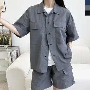 [라일리여성의류] Rly 여성 포켓 반팔 반바지 트레이닝 세트 1P 여름