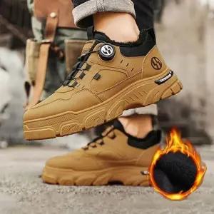 [라일리] Rly 퍼 스니커즈 안감 방한 겨울 털운동화 신발 남자