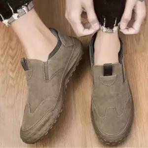 [라일리] Rly 워킹화 슬립온 발편한 운동화 스웨이드 단화 남자