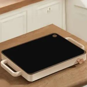 인덕션보호매트 인덕션 스크래치 방지 사각 패드 깔개 받침대 25x35cm) K483