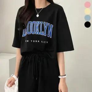 [라일리여성의류] Rly 반바지 반팔 세트 편한 여자 데일리 트레이닝복