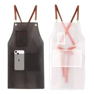 TPU 두꺼운비닐 반투명 방수 앞치마 작업용 압치마