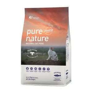 퓨어네이쳐 캣 가수분해 고양이 이빨건강 건식사료 연어 2kg + 츄르 1개