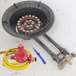 고화력 LPG 가스버너 캠핑용버너 대형화구 DA50 중화 강염 가정용 점화 플랫 그리들